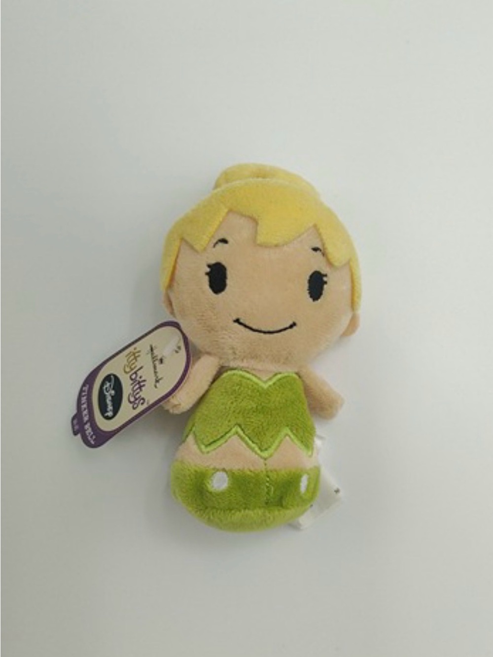 Hallmark Itty Bittys Disney Tinker Bell Mini Plush Toy 4" NWT Peter Pan Fairy